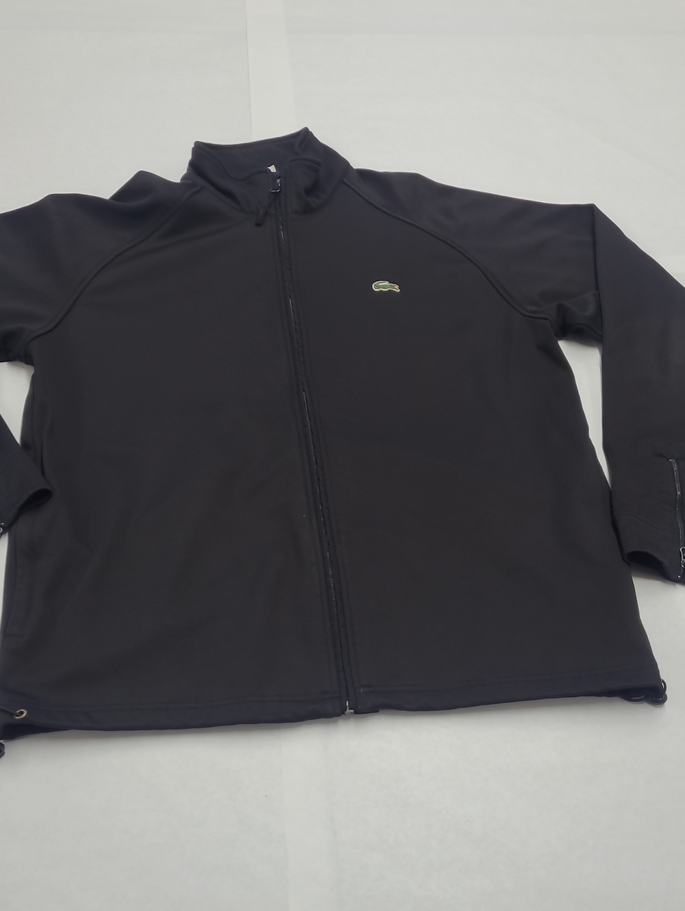 Lacoste Sport Men's Black Full-Zip Jacket Size 6 (XL)
